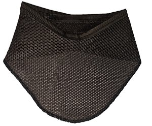 Lenço Telado Protetor De Traqueostomia Adulto Marrom