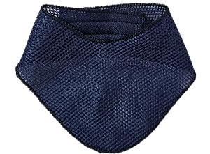 Lenço Telado Protetor De Traqueostomia Adulto Azul