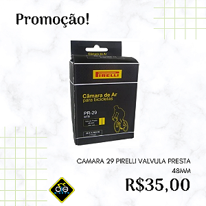 Câmara De Ar Pirelli 29x1.75/2.35 Mtb Presta