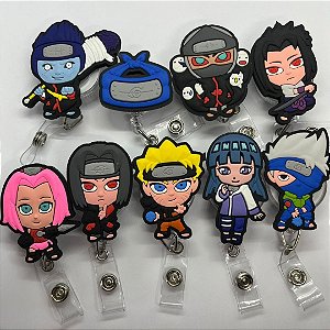 Porta Crachá Retrátil Personalizado - Anime - Naruto - Itachi