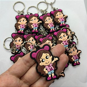 Chaveiro Emborrachado Maria Clara Youtuber - 1 unidade