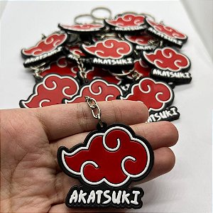 Chaveiro Emborrachado Akatsuki - 1 unidade