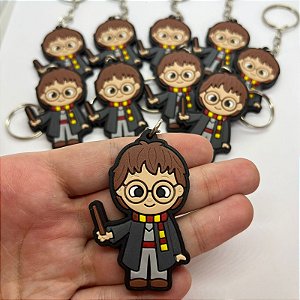 Chaveiro Emborrachado Harry Potter Pequeno - 1 unidade