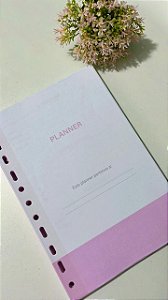 Refil para Planner Argolado Merci - 104 Folhas
