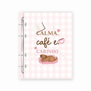 Caderno Universitário Calma Café e Carinho