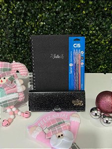 Kit Estudos Brilhe Preto - 3 itens