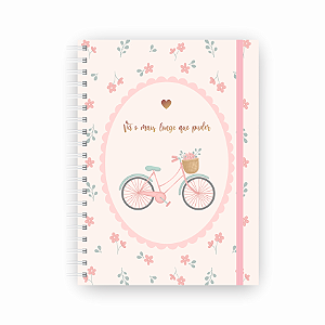 Caderno Colegial Reposicionável Vá o Mais Longe Que Puder