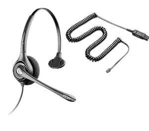 FONE DE OUVIDO PARA ATENDIMENTO TELEMARKETING PLANTRONICS CONECTOR RJ11