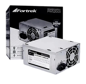 FONTE ATX PARA PC 200W 20+4 PINOS NOVA