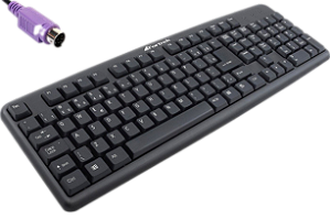 TECLADO PS2 PADRAO ABNT2  USADO DIVERSOS