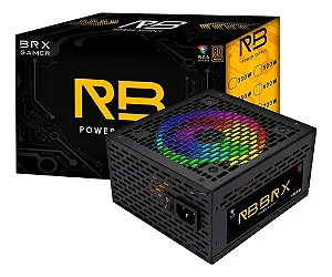 FONTE GAMER BRX AUTOMÁTICA 550W