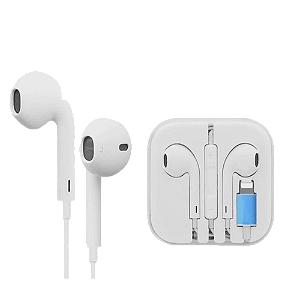 FONE IPHONE COM FIO NOVO