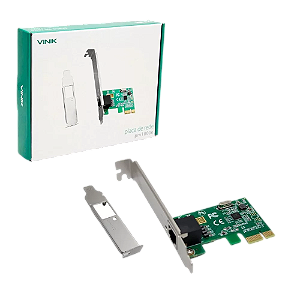 PLACA DE REDE VINIKI PCI-E 10/100/1000