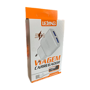 CARREGADOR LELONG 5.1A TIPO V8