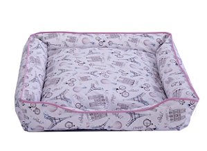 Cama Pet Impermeável Paris para Cachorros ou Gato Tam: P