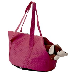 Bolsa Pet Para Transporte  Impermeável Pink