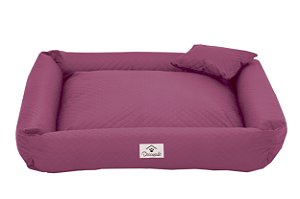 Cama Para Pet Cães e Gatos Pink Porte Medio Impermeavel