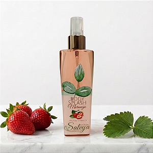 Body Splash Morango Silvestre Frutal Floral SALVYA 100ml