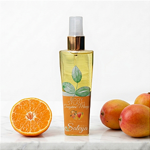 Body Splash Tangerina e Manga Rosa Frutal Cítrico SALVYA 100ml