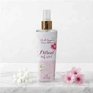 Body Splash Delicát Flor de Cerejeira e Jasmim Branco Floral Delicado SALVYA 100ml