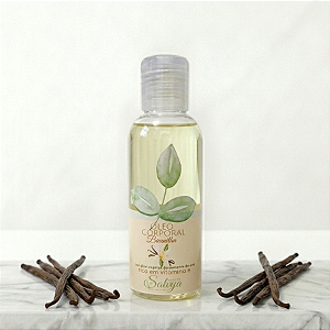 Óleo Corporal Baunilha com Óleo Vegetal de Semente de Uva rico em vitamina E 120ml SALVYA