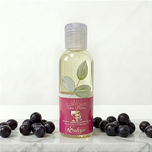 Óleo Corporal Vinho Malbec com Óleo de Semente de Uva rico em vitamina E 120ml SALVYA