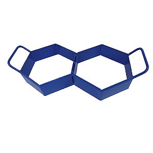FORMA MANUAL PARA 2 BLOQUETES SEXTAVADO 25X08 CM