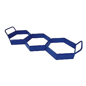 FORMA MANUAL PARA 3 BLOQUETES SEXTAVADO 25X08 CM