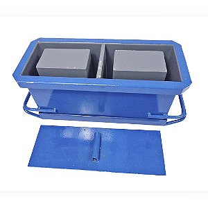 FORMA MANUAL PARA DOIS MEIOS BLOCOS DE 14x19x18CM