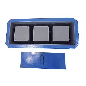 FORMA MANUAL PARA BLOCO DE 20 (19X19X39)CM COM TRÊS FUROS
