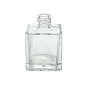 Vidro Cubo Sem Tampa 50ml