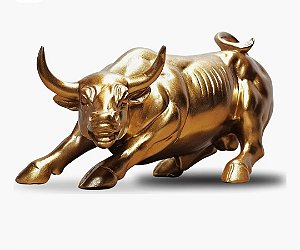 Estatueta Touro Wall Street Bolsa de Valores