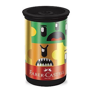 Apontador Faber Castell Tubo Monster Puzzle