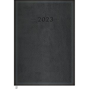 Agenda 2024 Tilibra Torino M5 Costurada Preta 176 Folhas