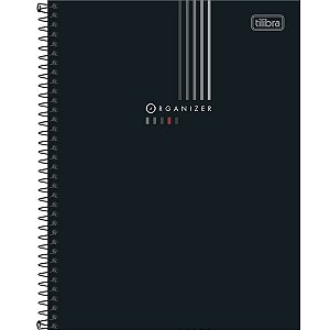 Caderno Executivo Tilibra Organizer 80 Folhas Preto