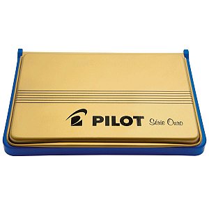 Almofada Para Carimbo Pilot N3 Série Ouro com tinta Azul
