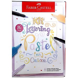Kit Faber Castell Lettering Pastel 16 Itens