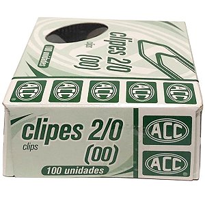 Clips ACC 2/0 (00) 100 Unidades