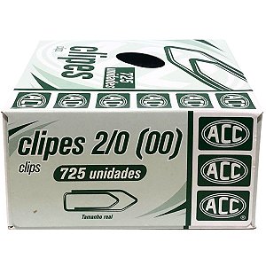 Clips ACC 2/0 725 Unidades