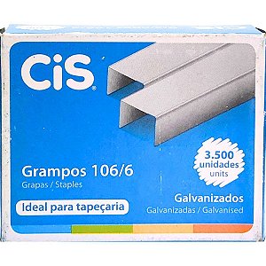 Grampo Cis 106/6 com 3.500 unidades