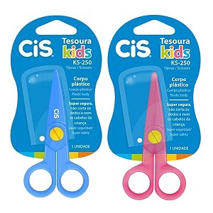 Tesoura Kids KS-250 Cis Lâmina Plástica