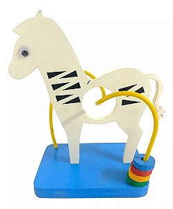 Brinquedo Aramado Divertido Pedagógico Montessori ZEBRA