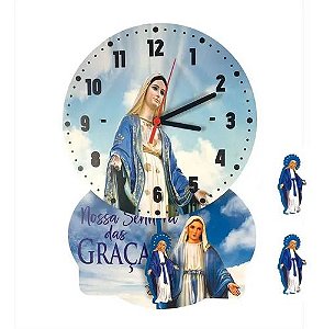 Relógio De Parede De Pêndulo Nossa Senhora Das Graças