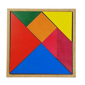 Jogo Educativo Tangram 7 Peças 15cm