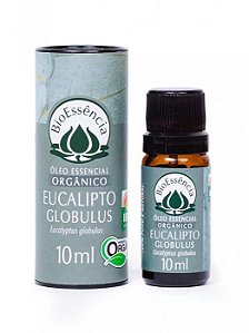 OLEO ESSENCIAL EUCALIPTO GLOBULUS ORGANICO 10 ML - BIOESSENCIA