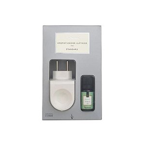 AROMATIZADOR ELETRICO BRANCO C/BAMBOO -  VIA AROMA