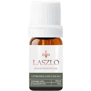 OLEO ESSENCIAL CITRONELA-DO-CEILAO GT BRASIL 10 ML - LASZLO