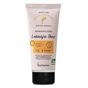 CREME MAOS AROMATHERAPY LARANJA DOCE 60G - VIA AROMA