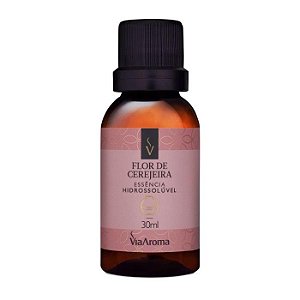 ESSENCIA HIDROSSOLUVEL CLASSICA FLOR DE CEREJEIRA 30 ML - VIA AROMA