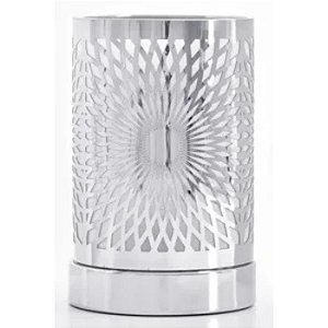 DIFUSOR ELETRICO DE AROMAS - ABAJUR QUE AROMATIZA (Sirius Prata Led) 127v